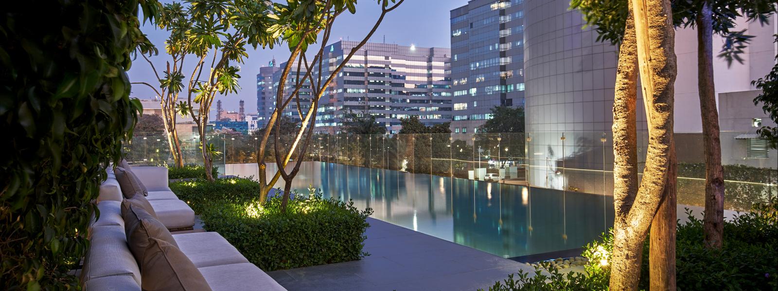 Outside pool view picture