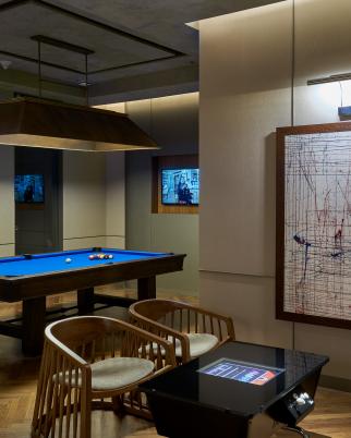 The den Lobby & play room